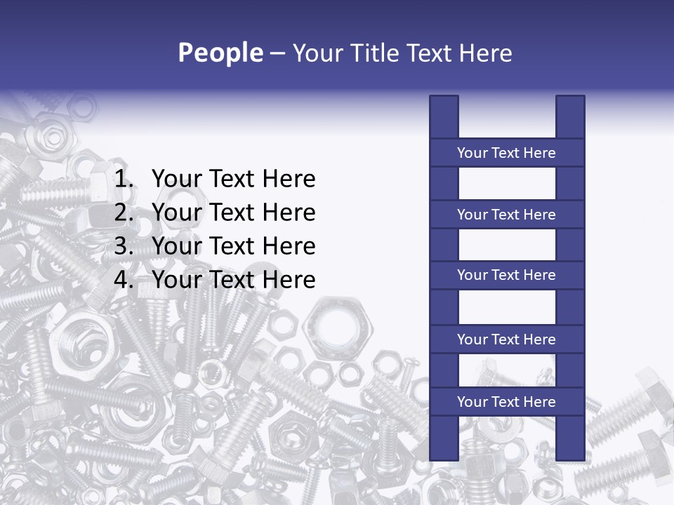 Screw Threaded Steel PowerPoint Template