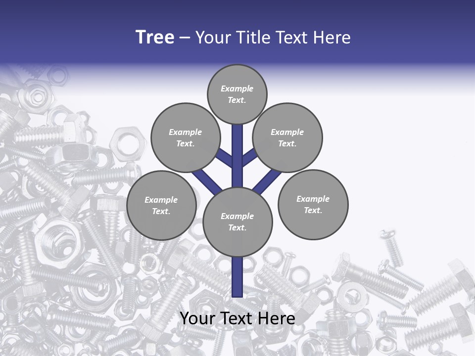 Screw Threaded Steel PowerPoint Template