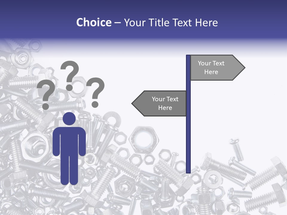 Screw Threaded Steel PowerPoint Template