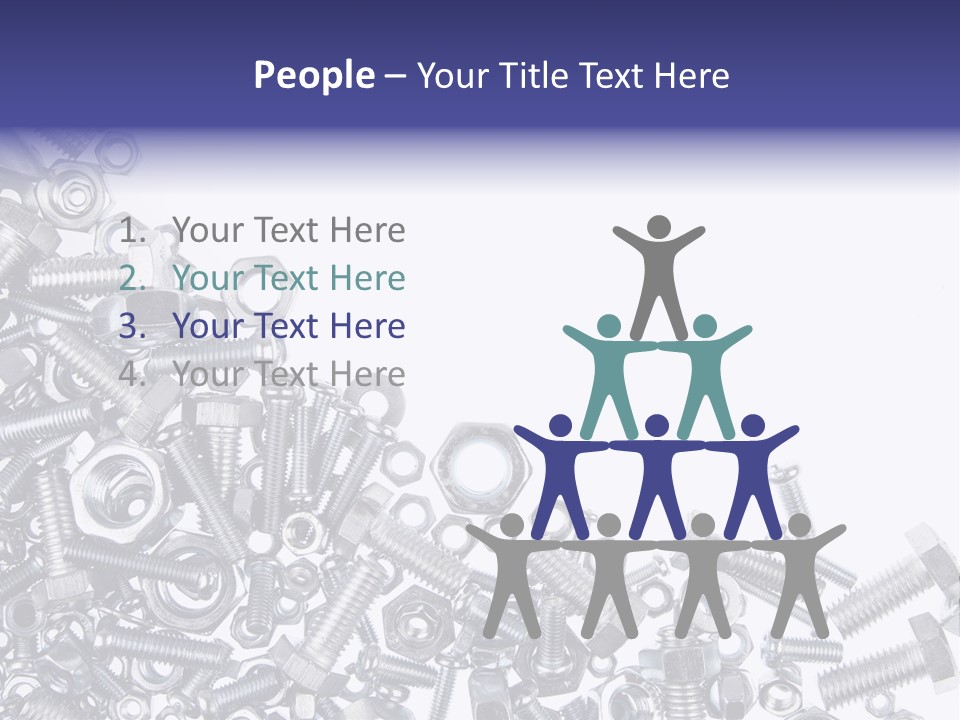 Screw Threaded Steel PowerPoint Template