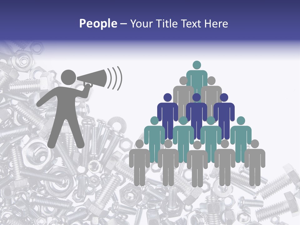 Screw Threaded Steel PowerPoint Template