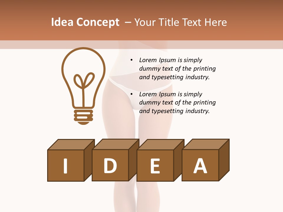 Swimsuit  Lingerie PowerPoint Template