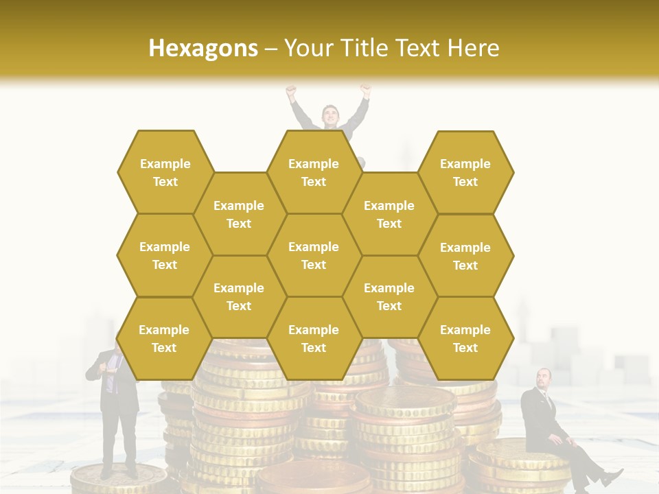 Money Gold Tie PowerPoint Template