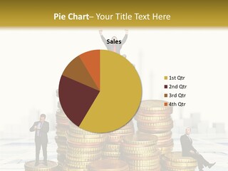 Money Gold Tie PowerPoint Template