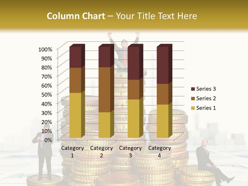 Money Gold Tie PowerPoint Template