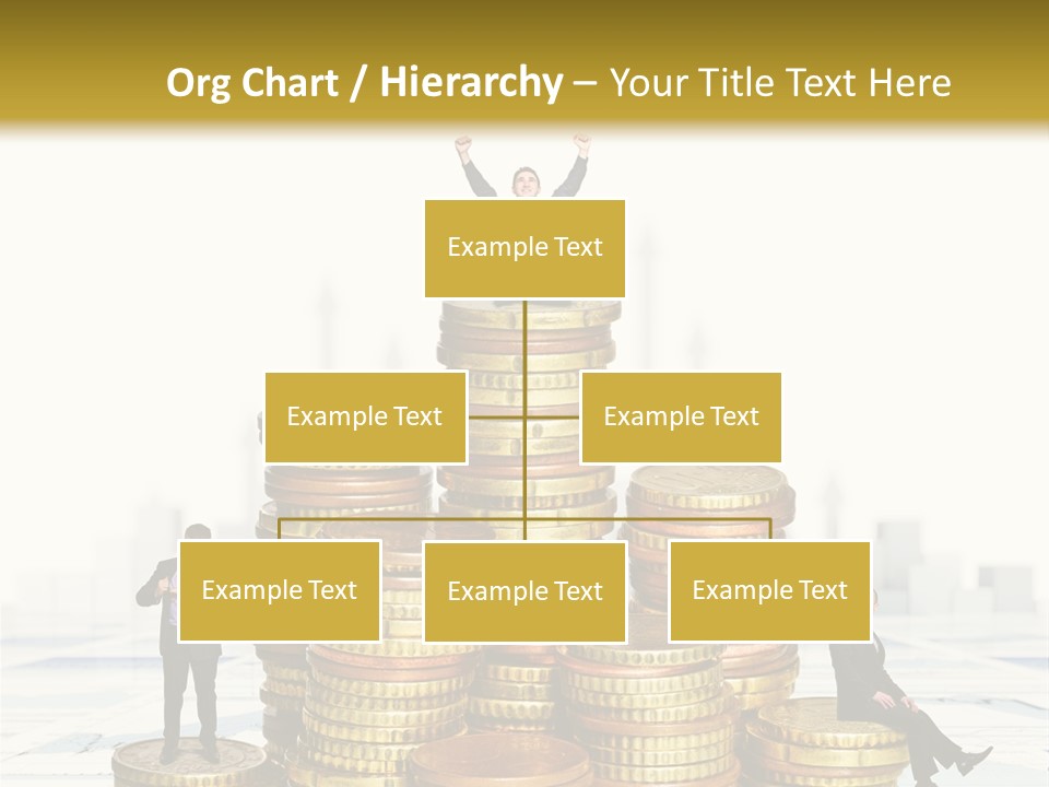 Money Gold Tie PowerPoint Template