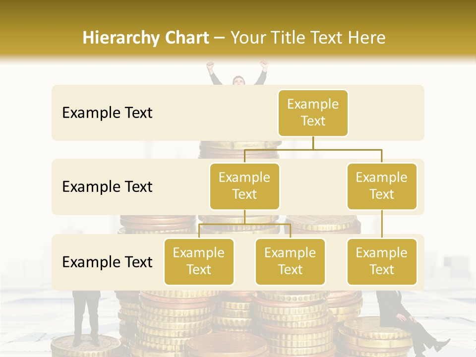 Money Gold Tie PowerPoint Template