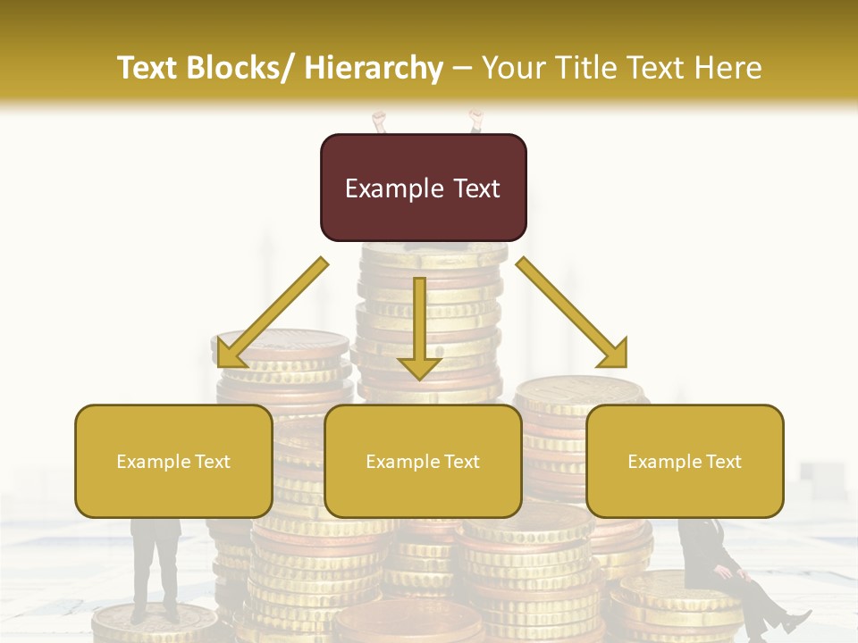 Money Gold Tie PowerPoint Template