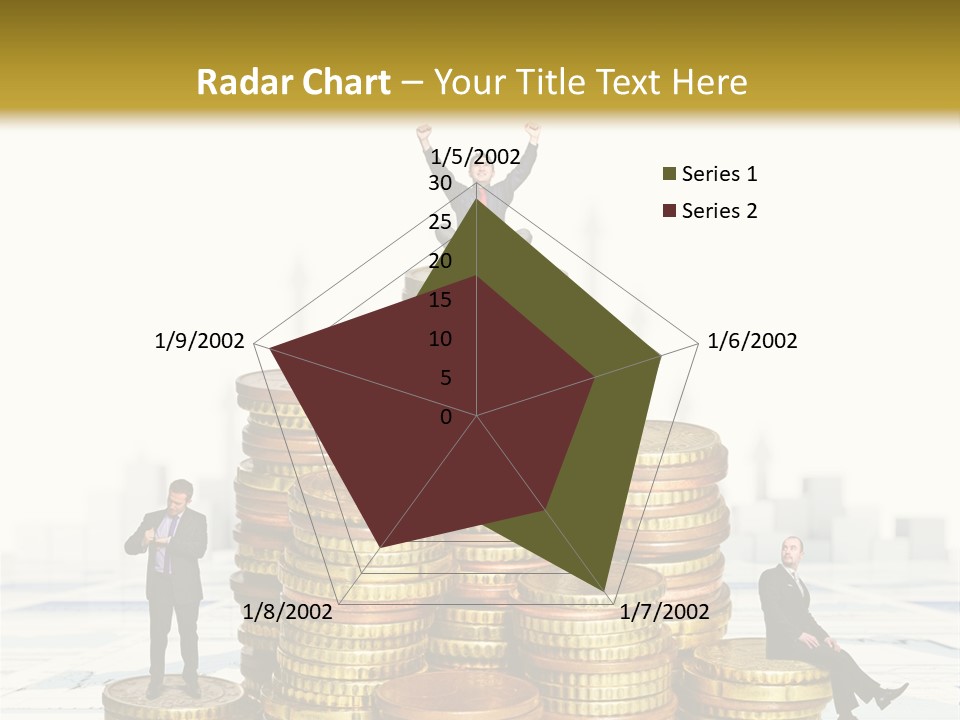 Money Gold Tie PowerPoint Template
