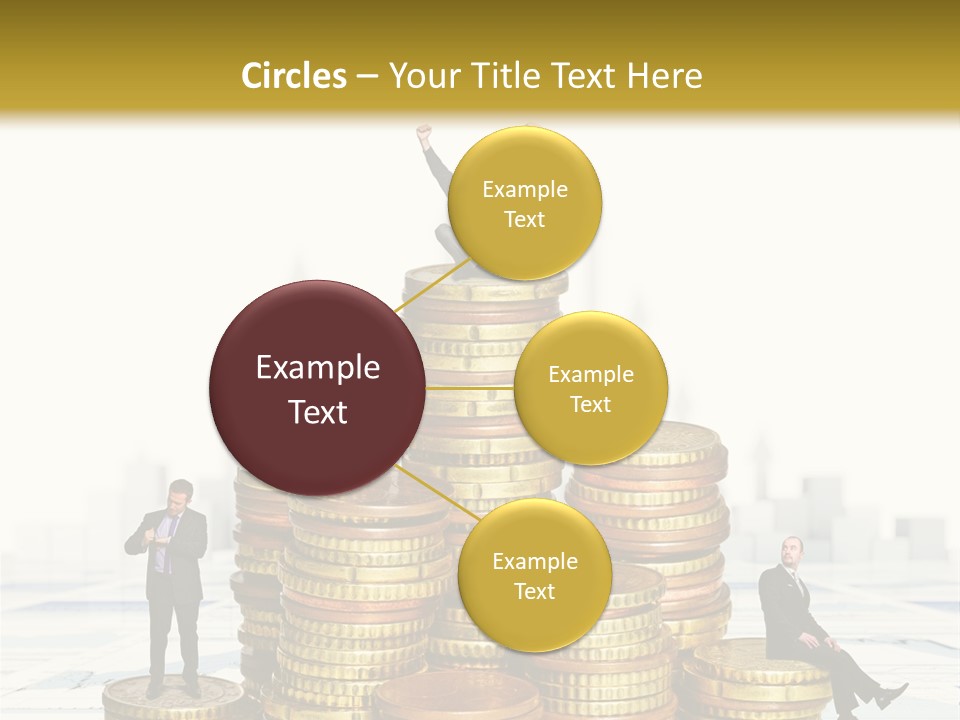 Money Gold Tie PowerPoint Template