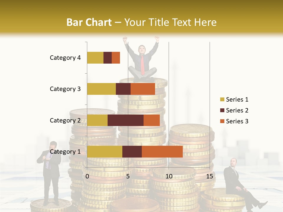 Money Gold Tie PowerPoint Template