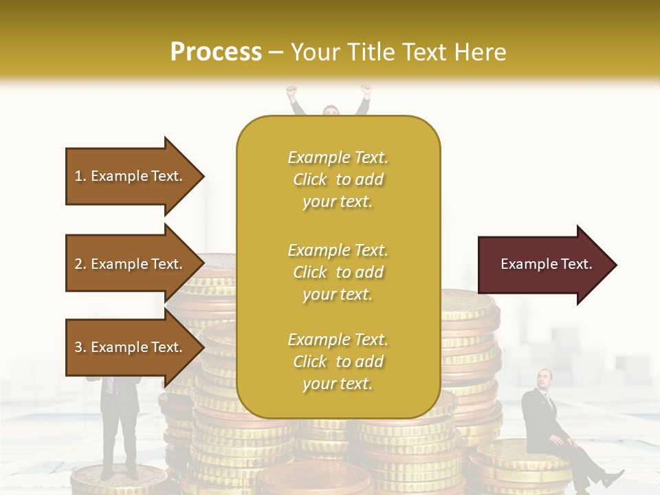 Money Gold Tie PowerPoint Template