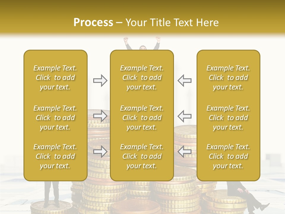 Money Gold Tie PowerPoint Template