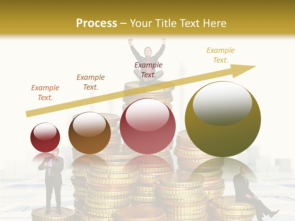 Money Gold Tie PowerPoint Template