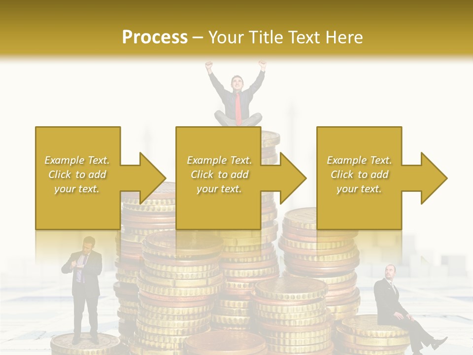 Money Gold Tie PowerPoint Template