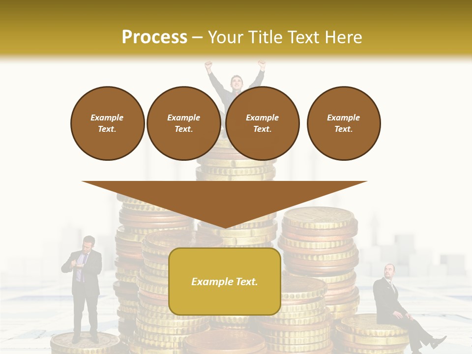 Money Gold Tie PowerPoint Template
