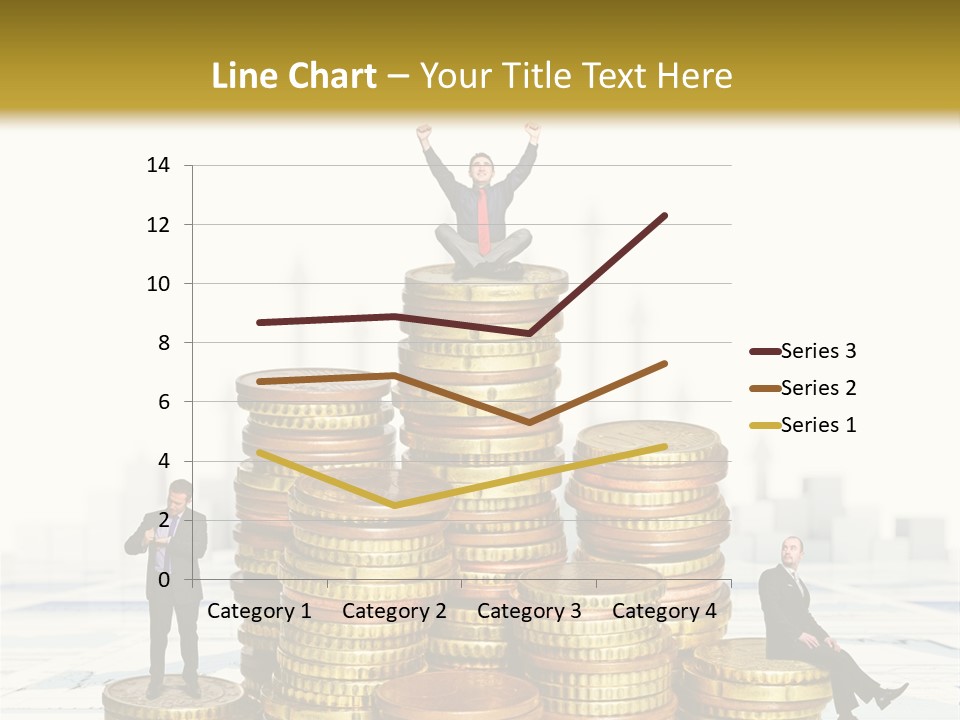 Money Gold Tie PowerPoint Template