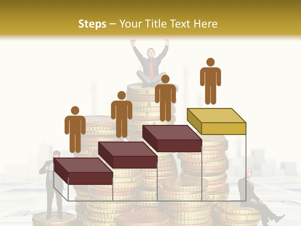Money Gold Tie PowerPoint Template