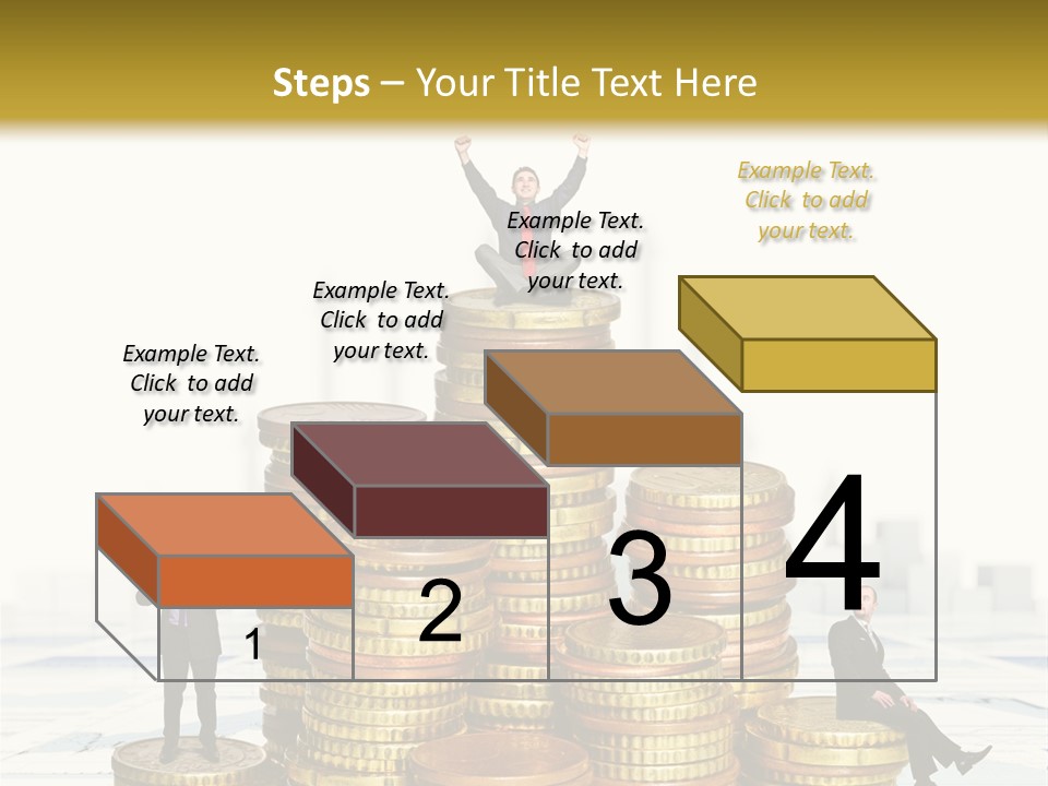 Money Gold Tie PowerPoint Template