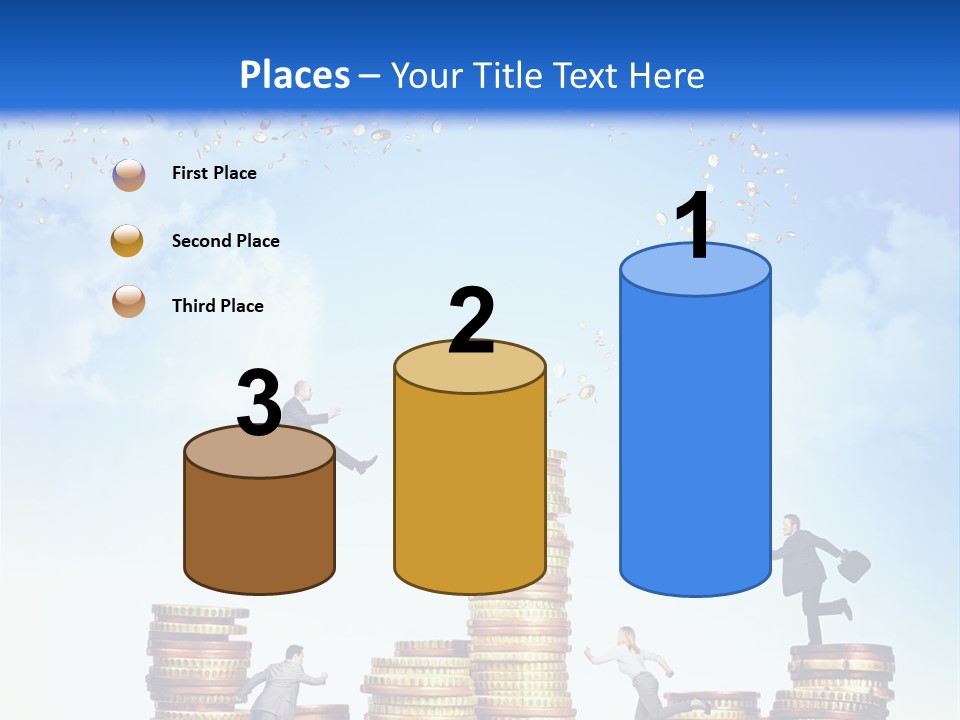 Detail Man Running PowerPoint Template