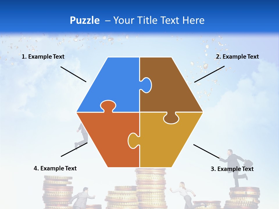 Detail Man Running PowerPoint Template