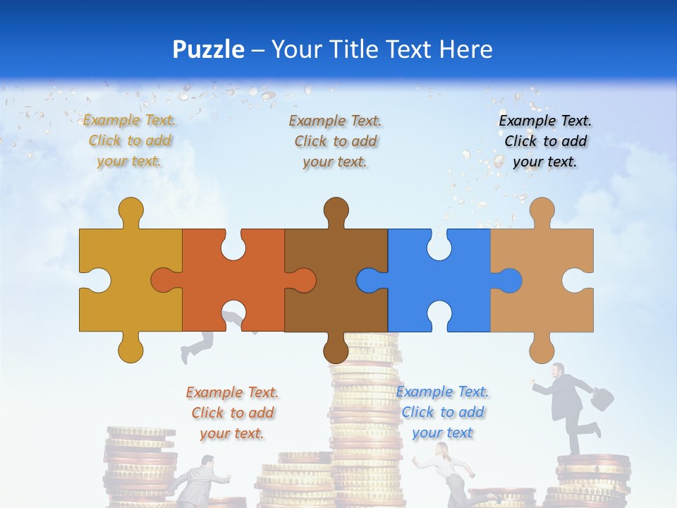 Detail Man Running PowerPoint Template