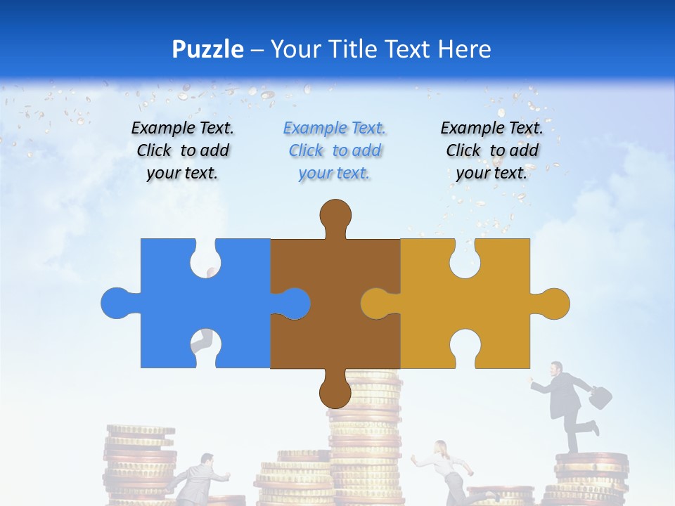 Detail Man Running PowerPoint Template