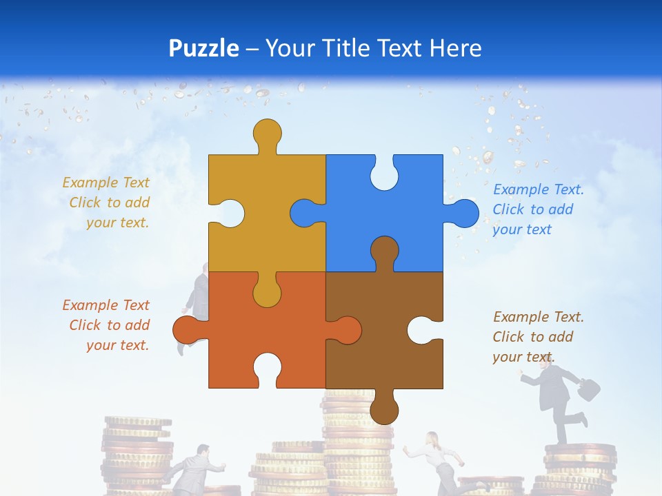 Detail Man Running PowerPoint Template