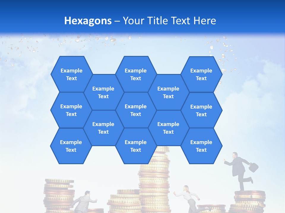 Detail Man Running PowerPoint Template