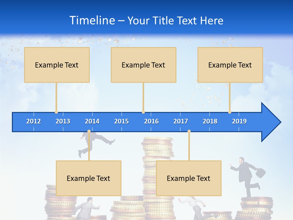 Detail Man Running PowerPoint Template