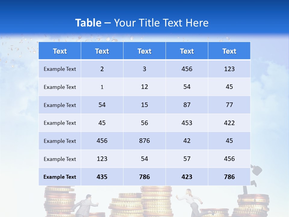 Detail Man Running PowerPoint Template