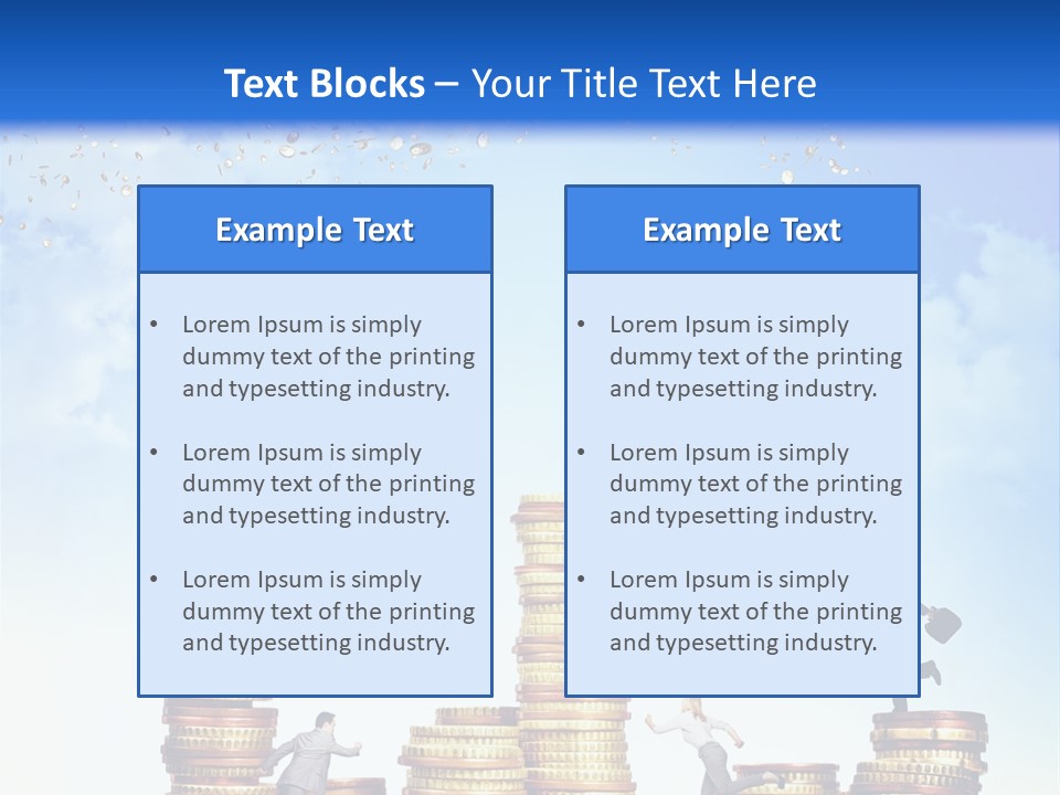 Detail Man Running PowerPoint Template