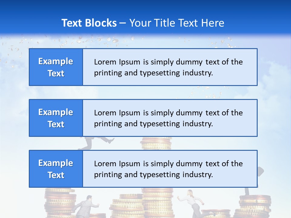 Detail Man Running PowerPoint Template