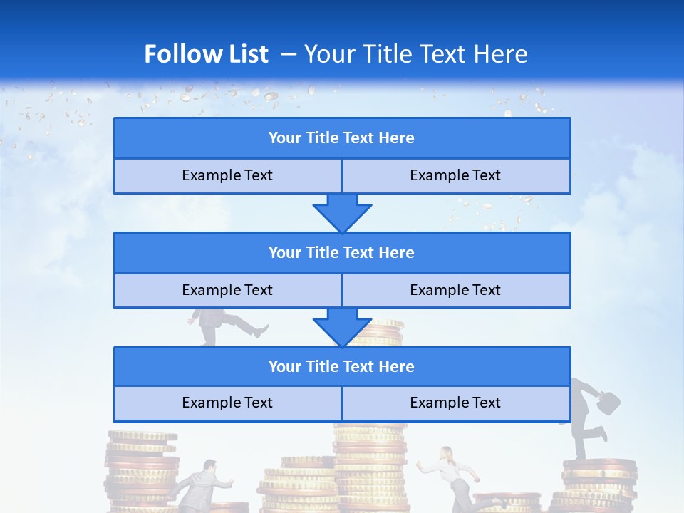 Detail Man Running PowerPoint Template