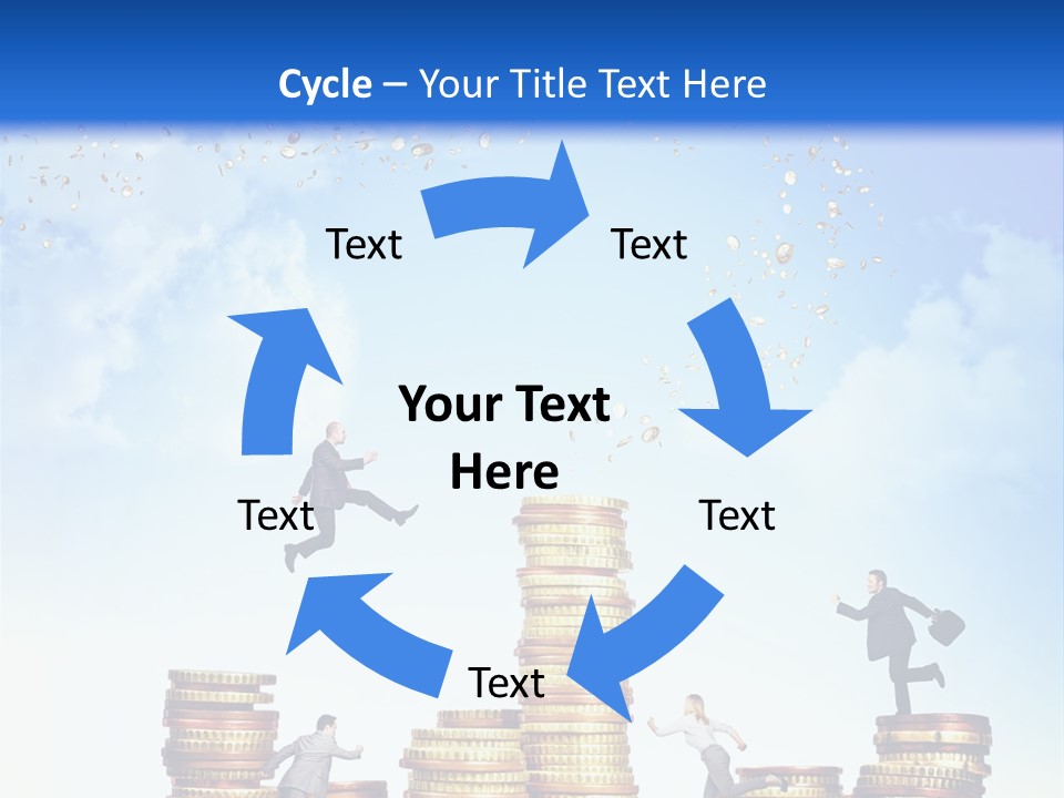 Detail Man Running PowerPoint Template