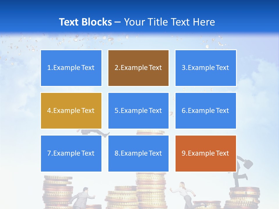 Detail Man Running PowerPoint Template