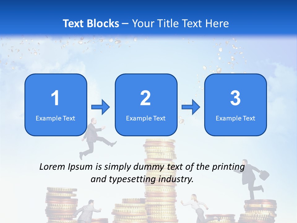 Detail Man Running PowerPoint Template