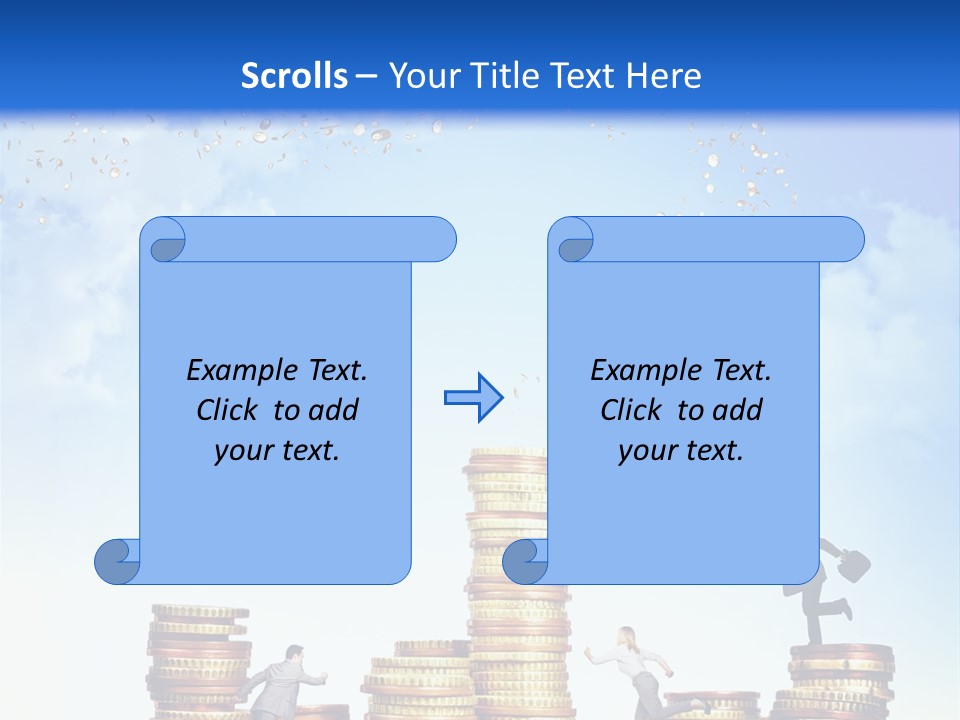 Detail Man Running PowerPoint Template