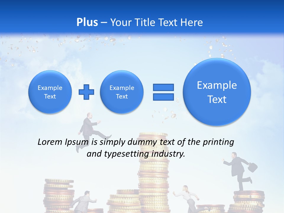 Detail Man Running PowerPoint Template