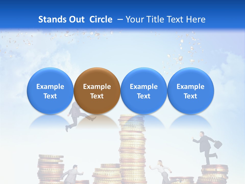 Detail Man Running PowerPoint Template