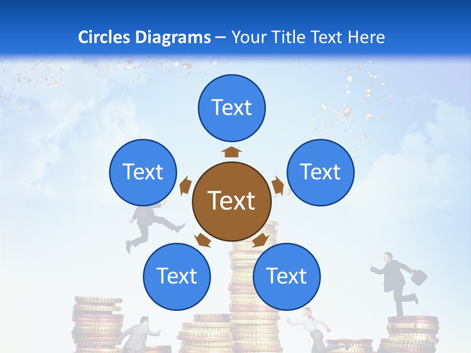 Detail Man Running PowerPoint Template