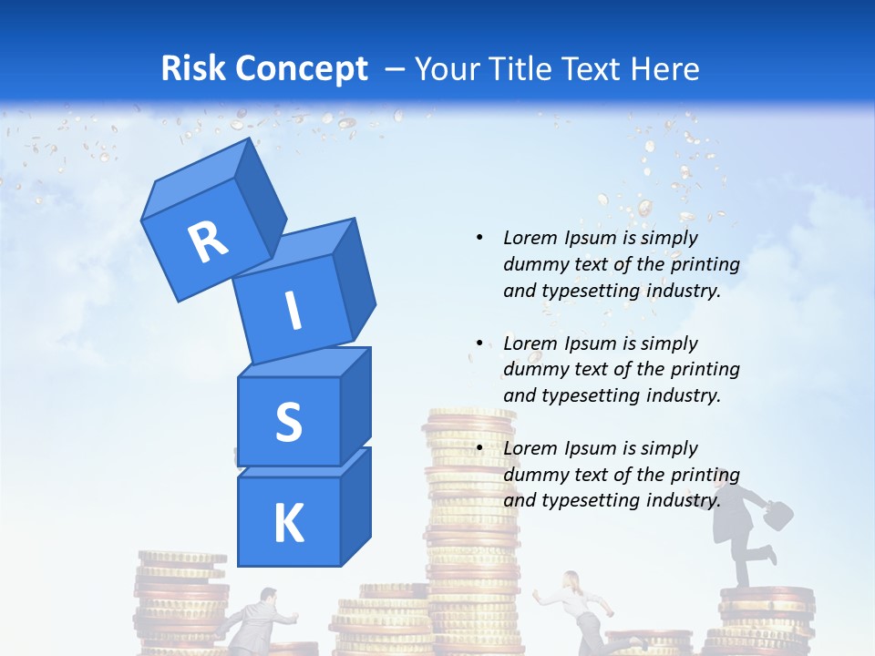 Detail Man Running PowerPoint Template