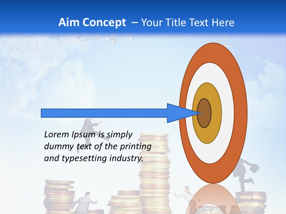 Detail Man Running PowerPoint Template