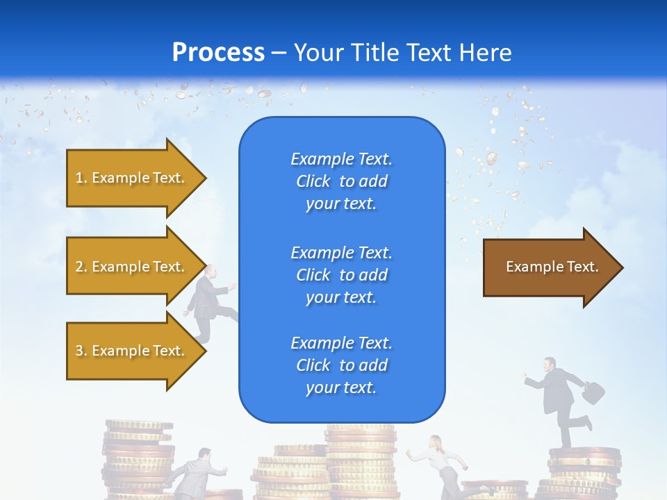 Detail Man Running PowerPoint Template