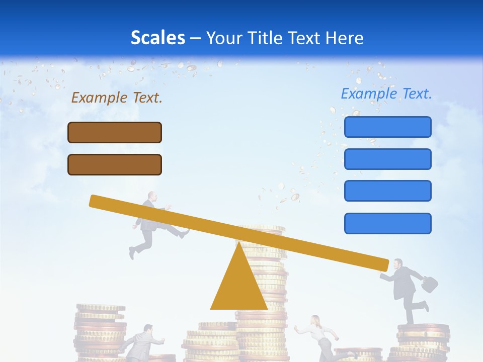 Detail Man Running PowerPoint Template