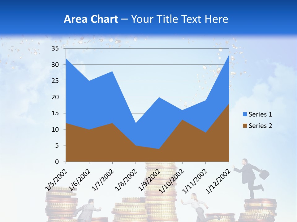 Detail Man Running PowerPoint Template