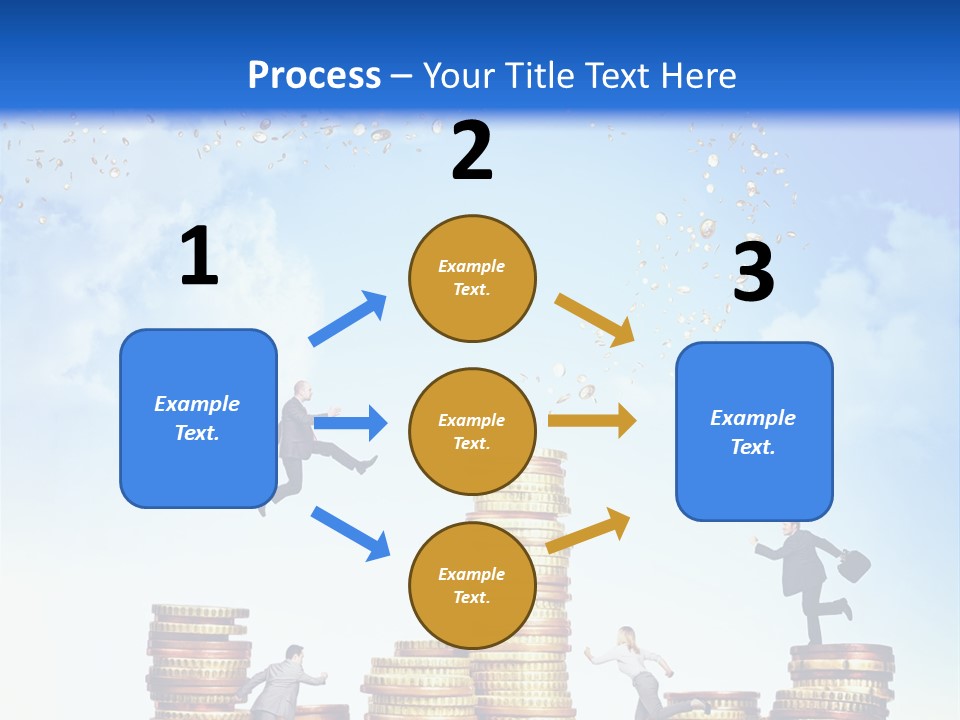 Detail Man Running PowerPoint Template