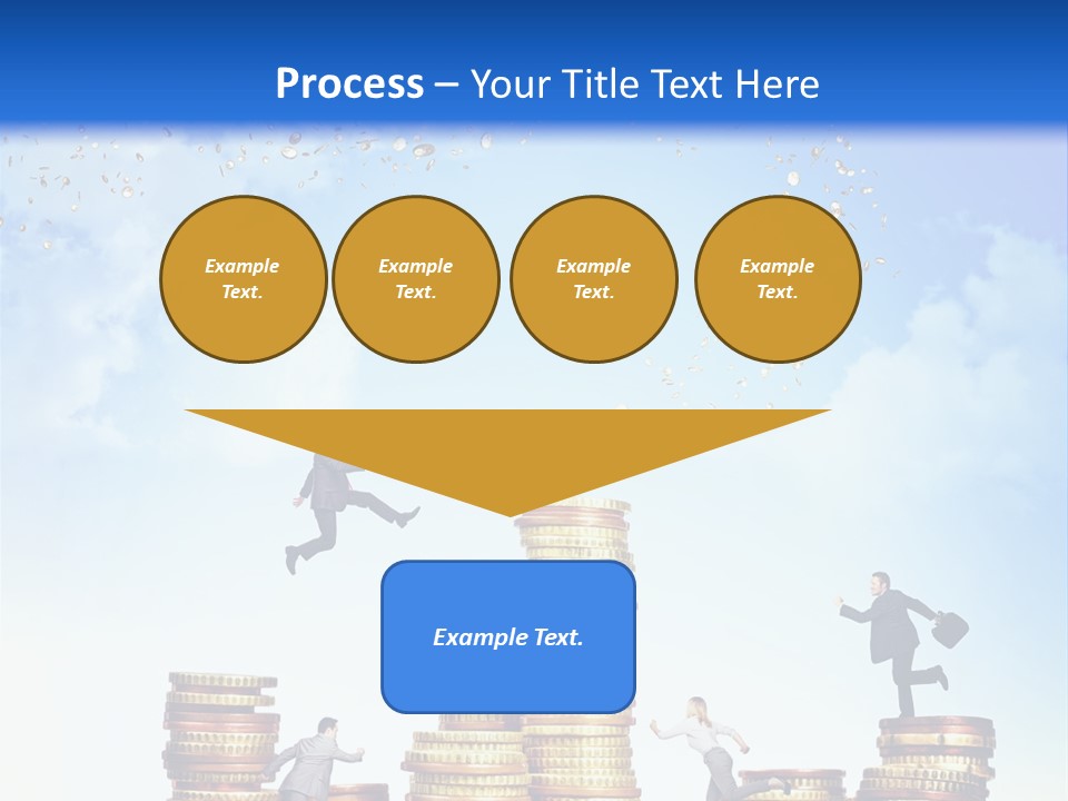 Detail Man Running PowerPoint Template