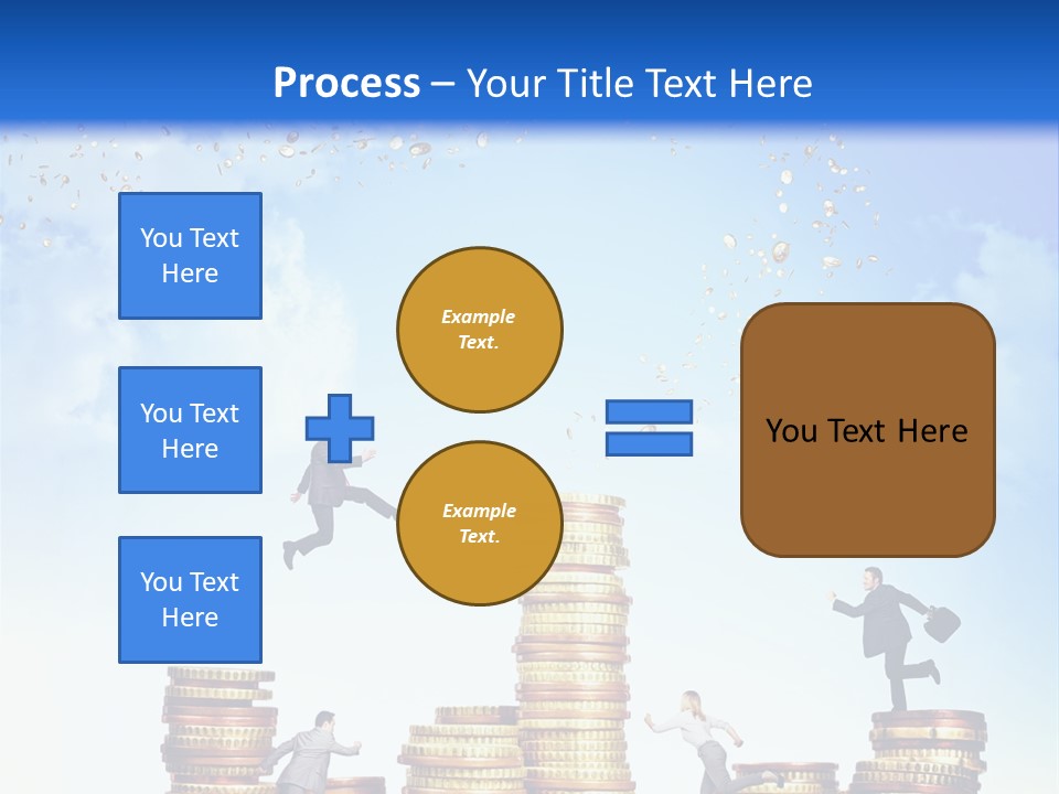 Detail Man Running PowerPoint Template