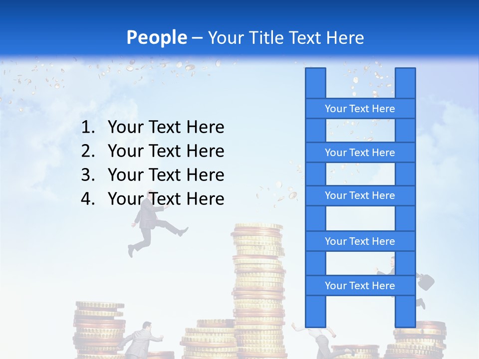 Detail Man Running PowerPoint Template